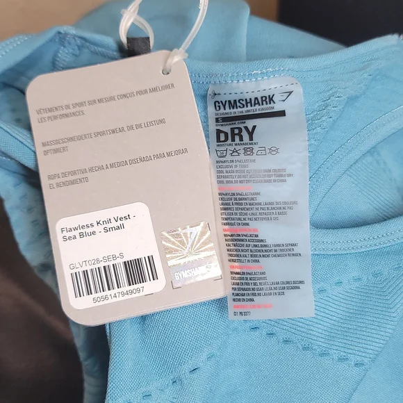 GYMSHARK Flawless Knit Vest Tank Top - Picture 8 of 8